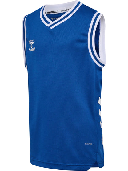 HUMMEL Basket Jersey S/l Kind (true blue/white)