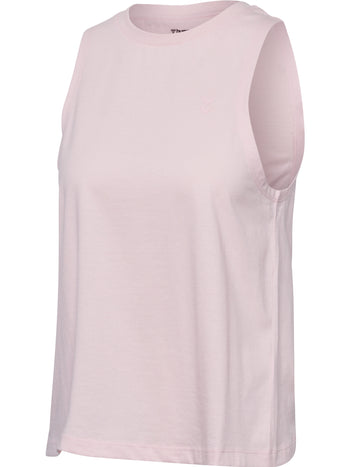 HUMMEL Soft Open Back Top Damen (barely pink)