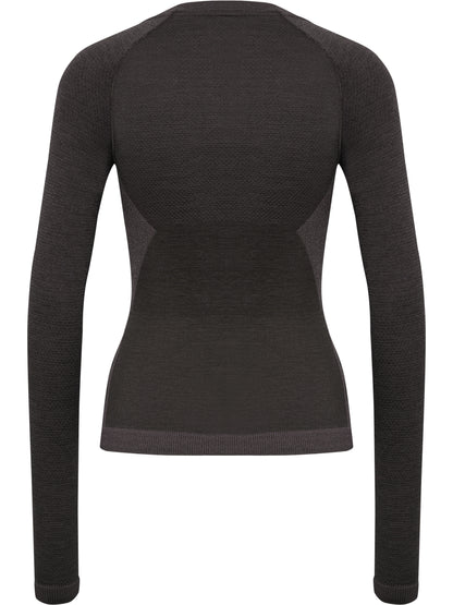 HUMMEL Clea Seamless Tight T-Shirt L/S Damen (shale)