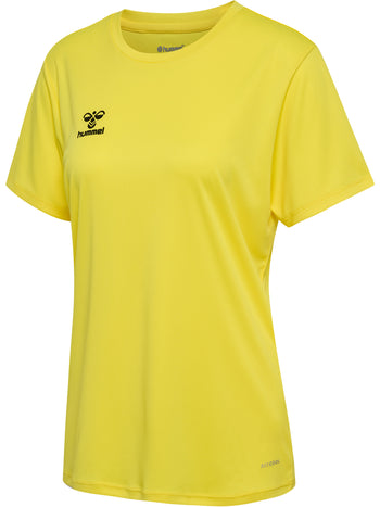 HUMMEL Essential Jersey S/S Damen (blazing yellow)