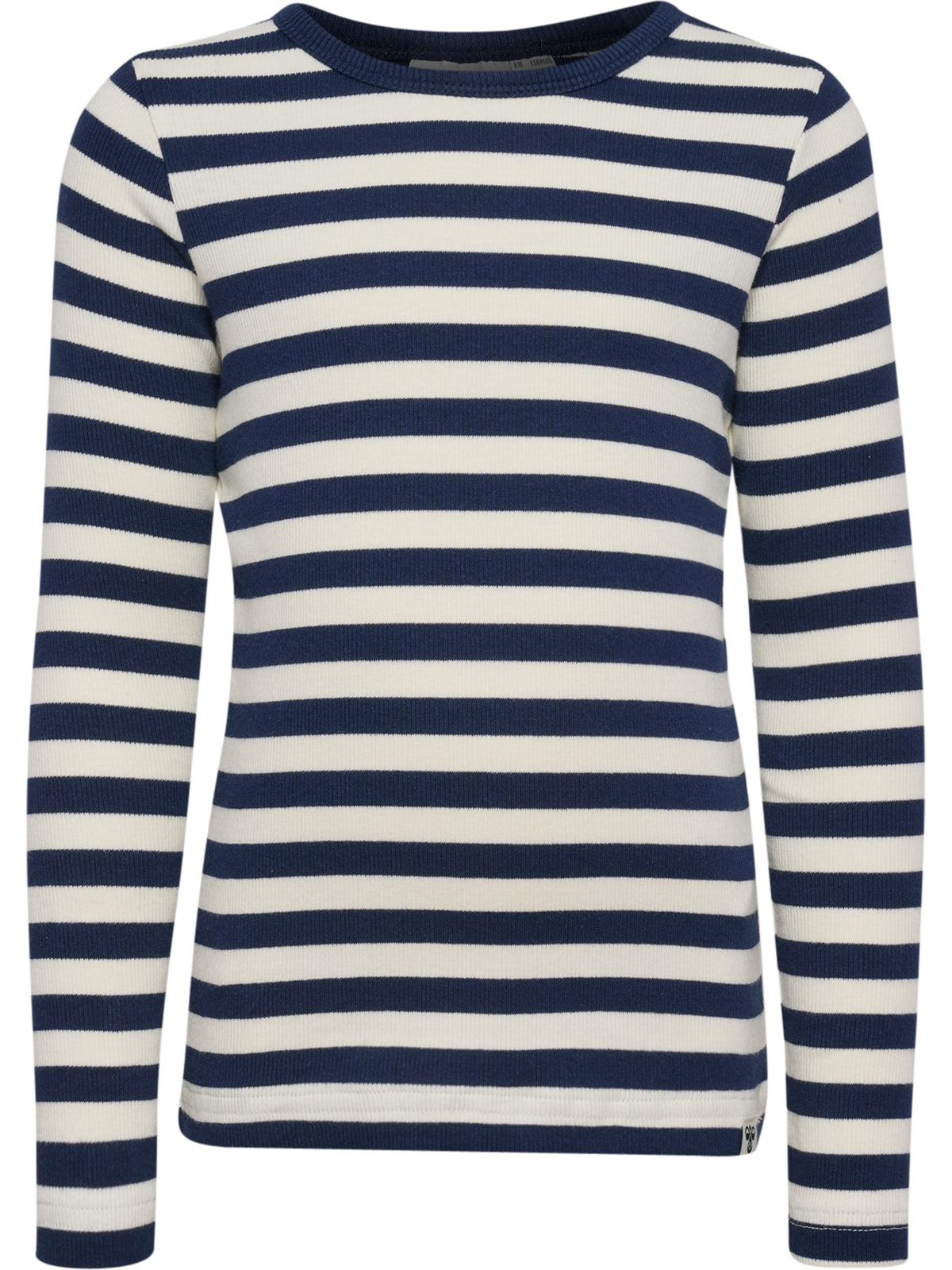HUMMEL Alpha T-Shirt L/S Kind (dress blues/marshmallow)