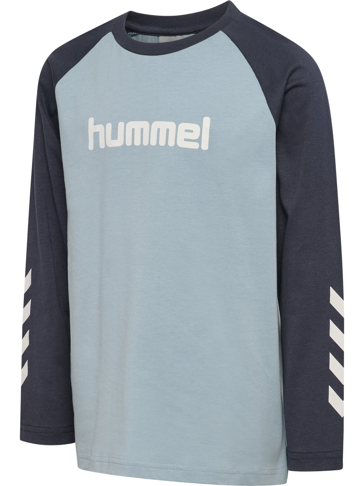 HUMMEL Logo T-Shirt L/S Kind (dusty blue)