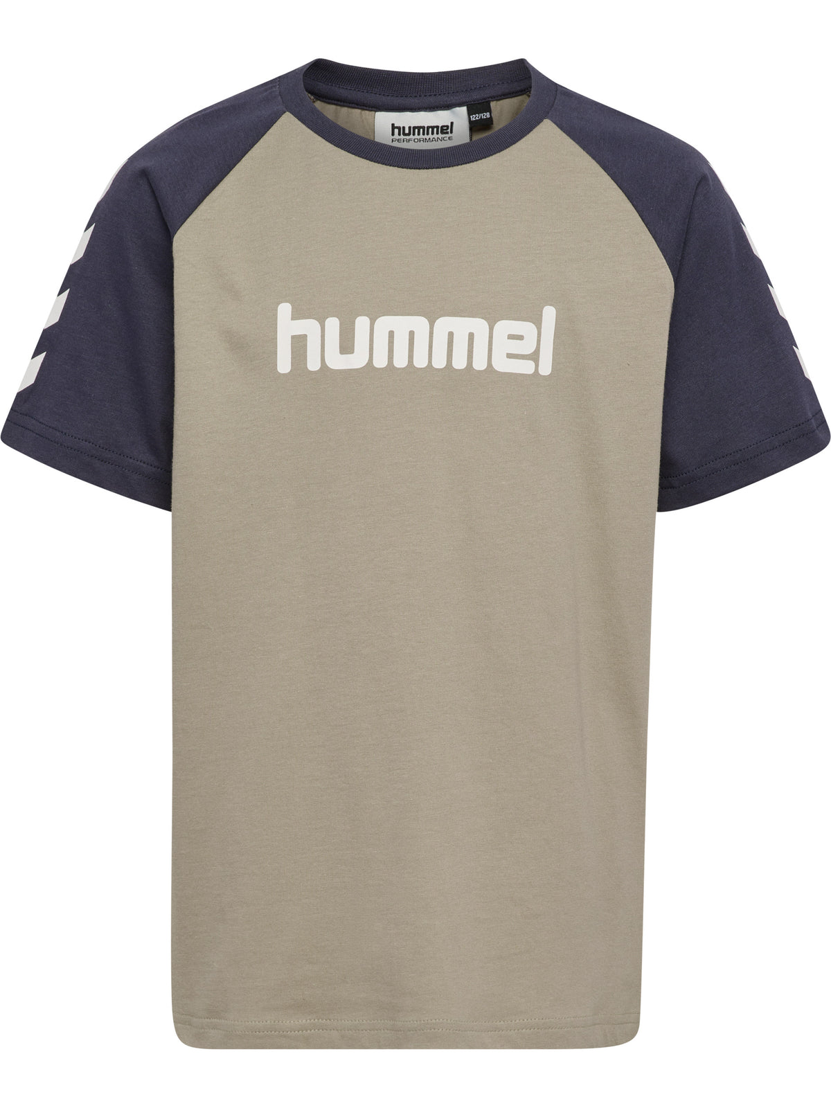 HUMMEL Logo T-Shirt S/S Kind (vintage khaki)