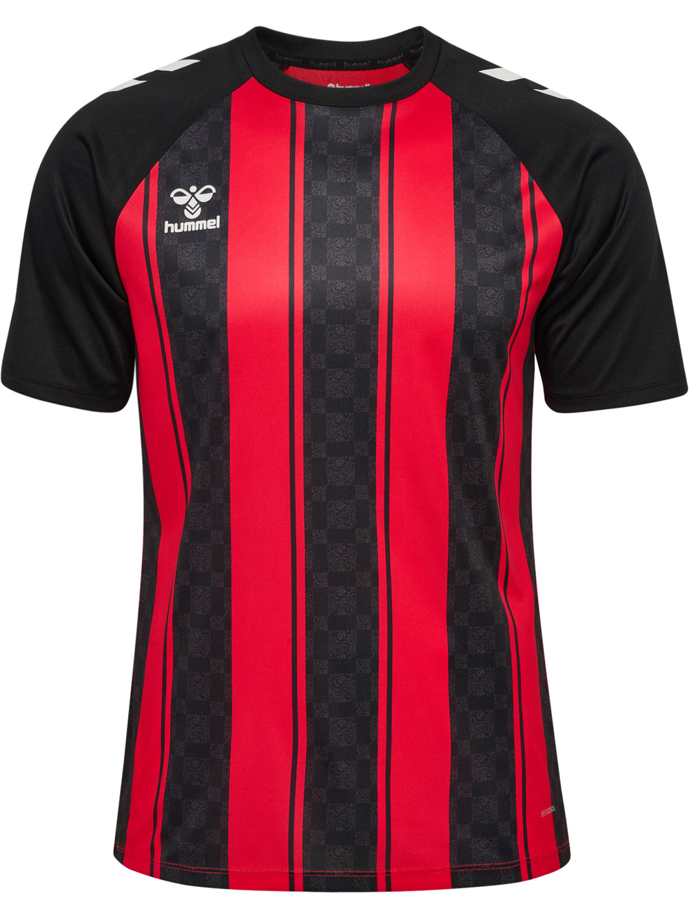 HUMMEL Match Striped Jersey S/S (true red/black)