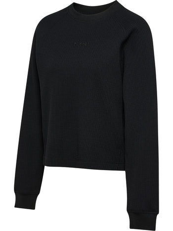 HUMMEL Soft Waffle T-Shirt L/S Damen (black)