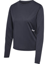 HUMMEL Pulse Workout T-Shirt L/S Damen (ebony)