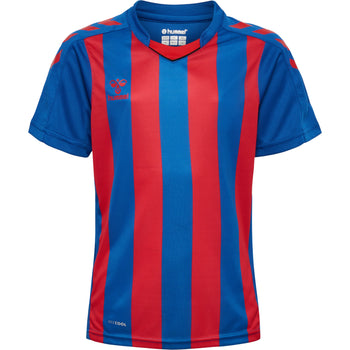 HUMMEL Core Xk Striped Jersey S/S Unisex Kind Blau