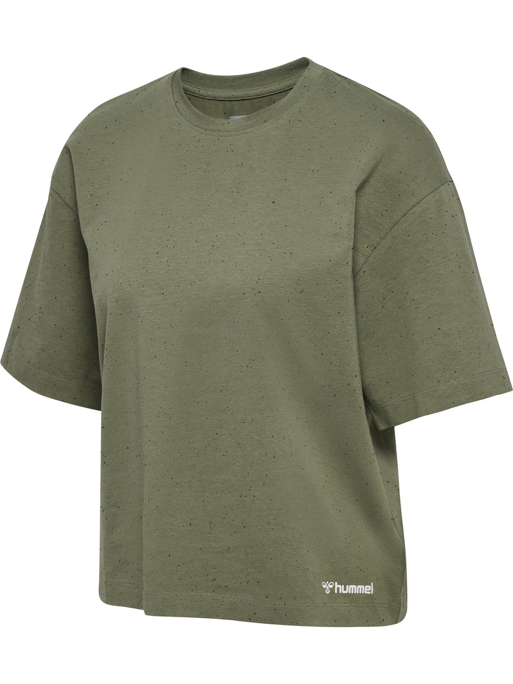HUMMEL Mt Ultra Boxy Short T-Shirt Damen (deep lichen green melange)