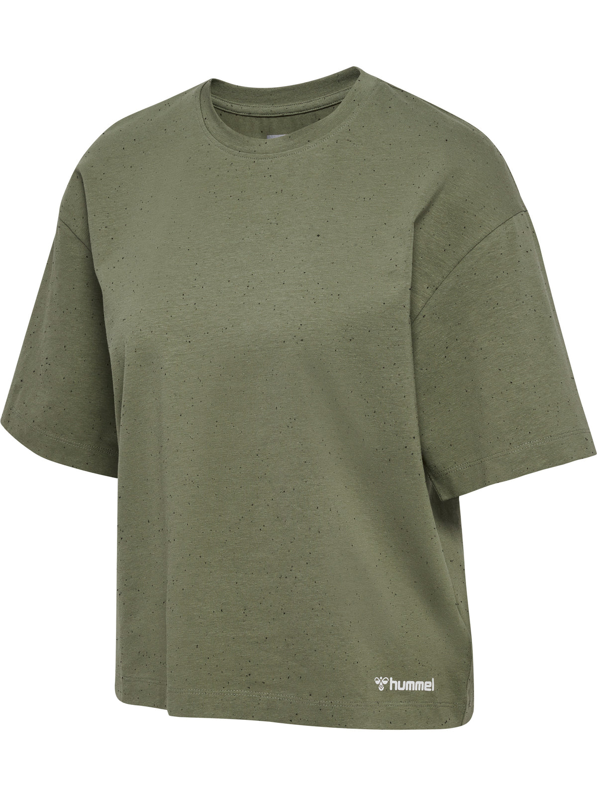 HUMMEL Mt Ultra Boxy Short T-Shirt Damen (deep lichen green melange)