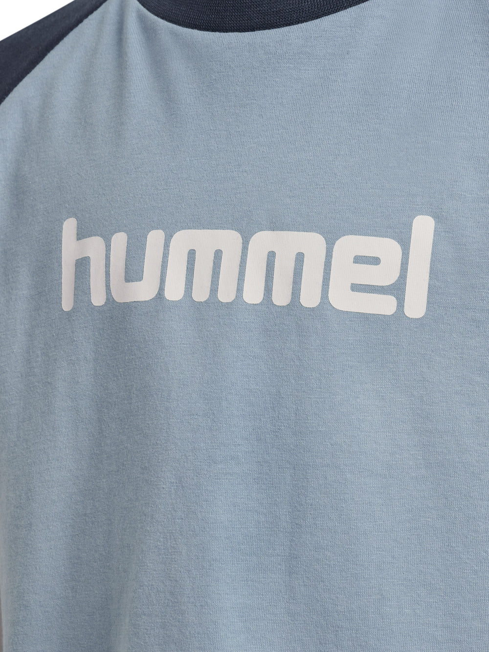 HUMMEL Logo T-Shirt S/S Kind (dusty blue)