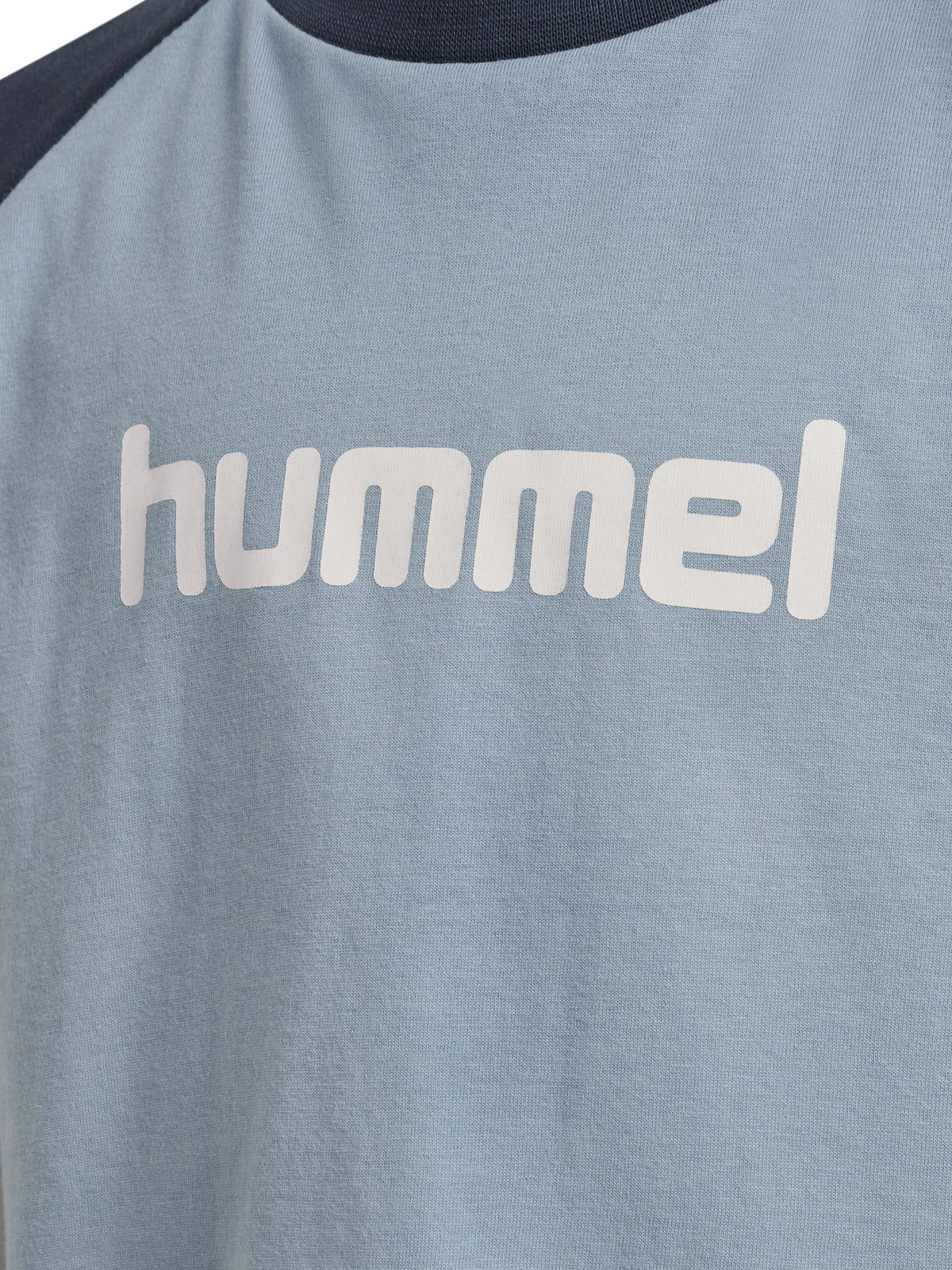 HUMMEL Logo T-Shirt S/S Kind (dusty blue)