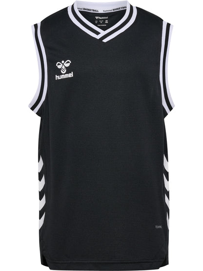 HUMMEL Basket Jersey S/l Kind (black/white)