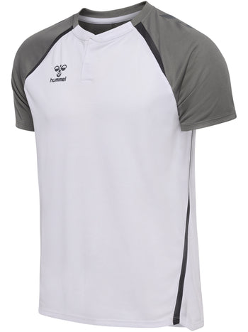 HUMMEL Lead 2.0 Polo (white/steel gray)