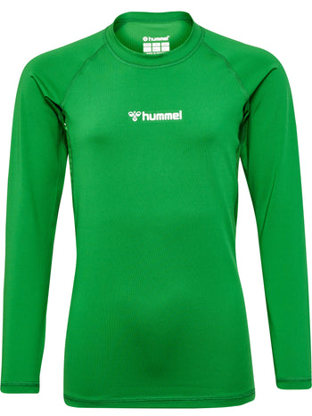 HUMMEL Bl Performance Tee L/S Unisex Kind Grün