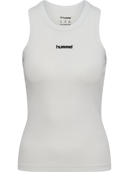 HUMMEL Foundation Rib Tank Top Damen (blanc de blanc)