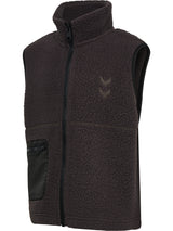 HUMMEL Martini Fleece Zip Vest Kind (chocolate torte)
