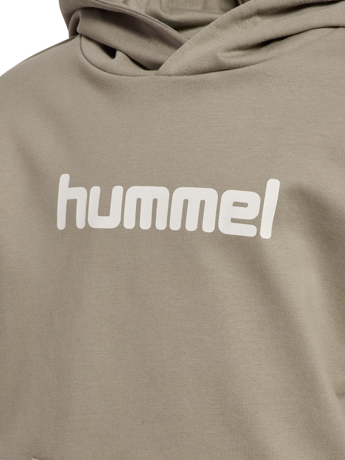 HUMMEL Logo Hoodie Kind (rock ridge)