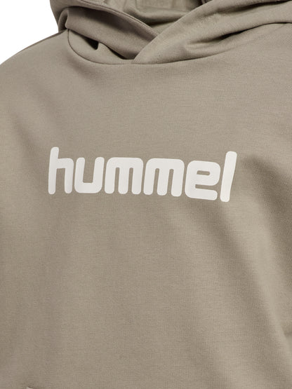 HUMMEL Logo Hoodie Kind (rock ridge)