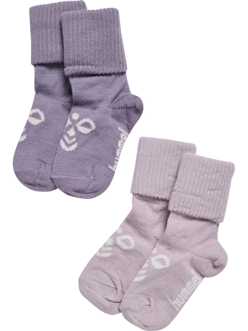 HUMMEL Mini Wool 2-Pack Socks Kind (gray ridge/cloud gray)