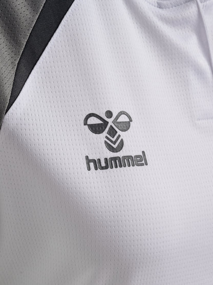 HUMMEL Lead 2.0 Polo Damen (white/steel gray)
