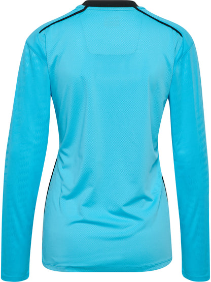 HUMMEL Referee Jersey L/S Damen (neon blue)