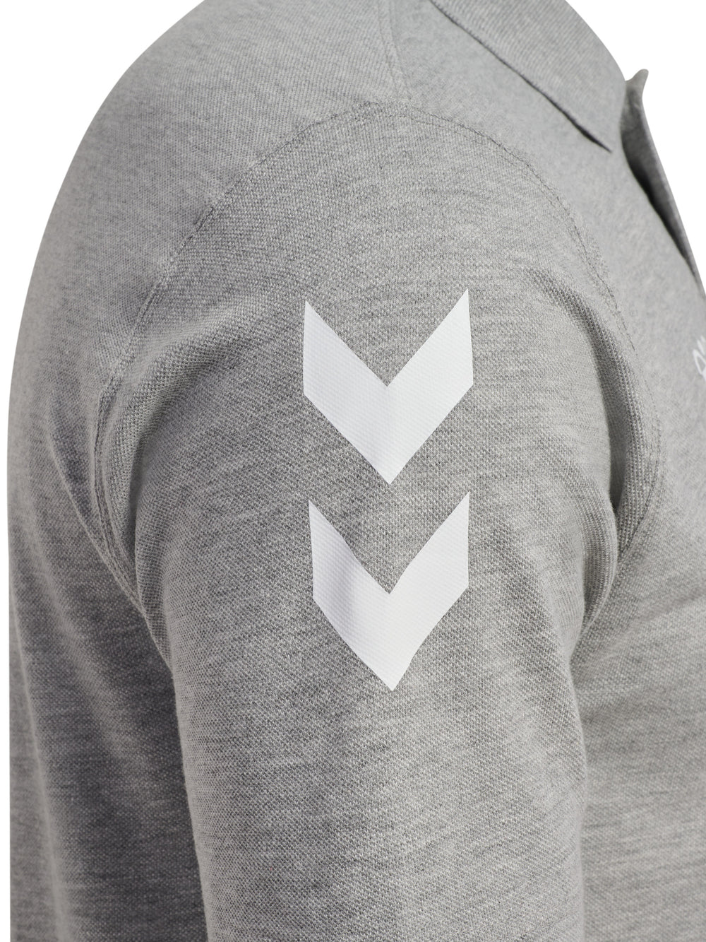 HUMMEL Go 2.0 Chevron Polo (grey melange)
