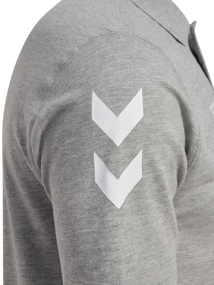 HUMMEL Go 2.0 Chevron Polo (grey melange)