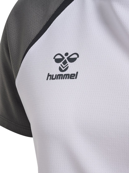 HUMMEL Lead 2.0 Jersey S/S Damen (white/steel gray)