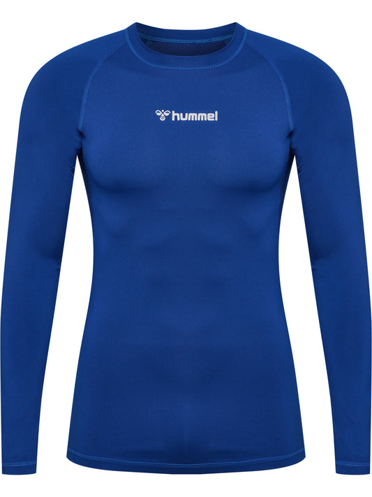 HUMMEL Bl Performance Tee L/S Herren Blau