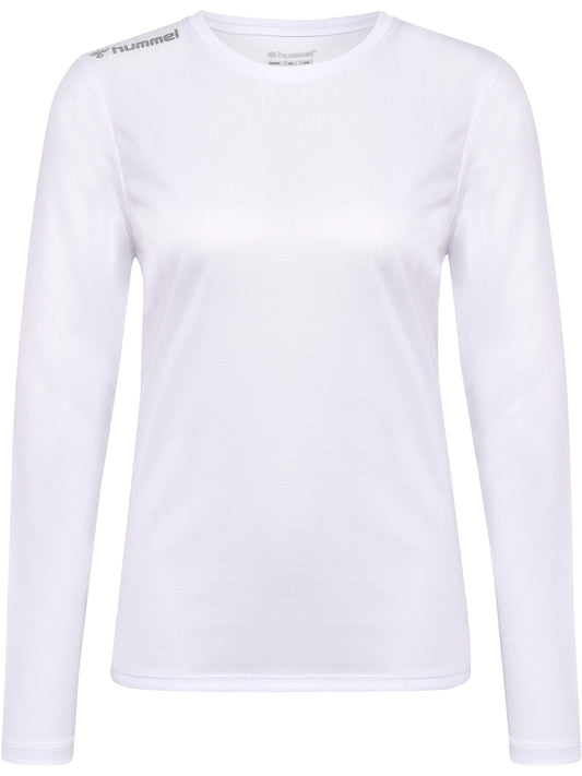 HUMMEL Run Jersey L/S Damen Weiß