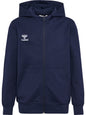 HUMMEL Go 2.0 Zip Hoodie Unisex Kind Blau