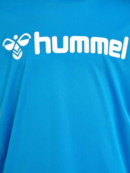 HUMMEL Logo Jersey S/S Kind (diva blue)