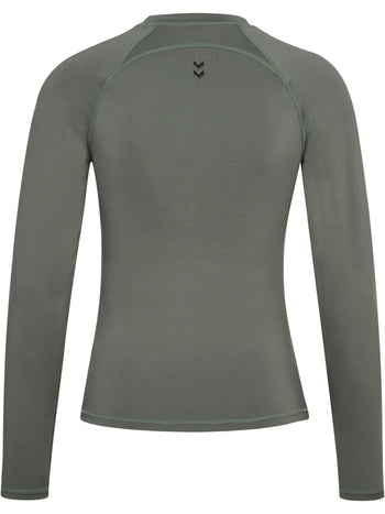 HUMMEL Prima T-Shirt L/S Damen (castor gray)