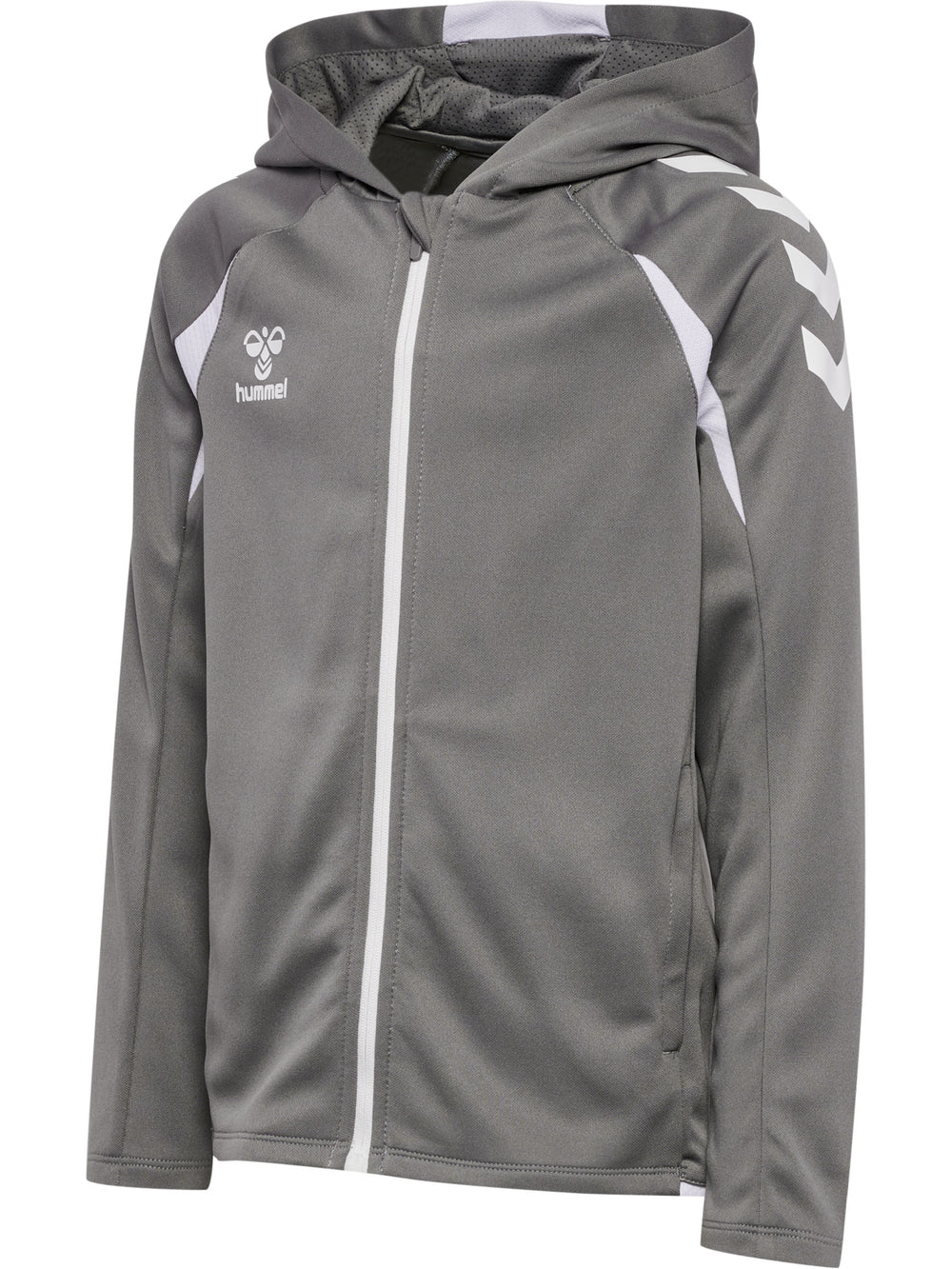 HUMMEL Core 2.0 Zip Hoodie Kind (steel gray/white)