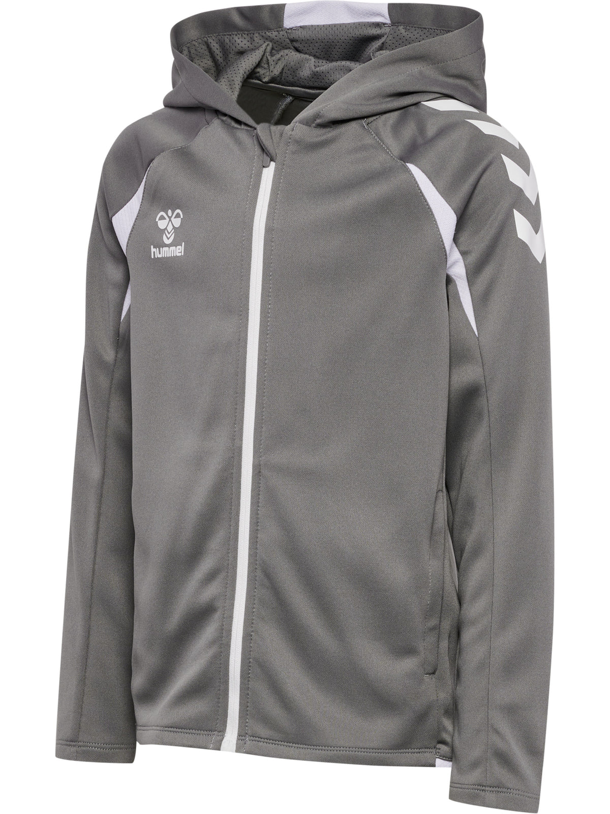 HUMMEL Core 2.0 Zip Hoodie Kind (steel gray/white)