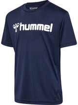 HUMMEL Logo Jersey S/S Kind (marine)