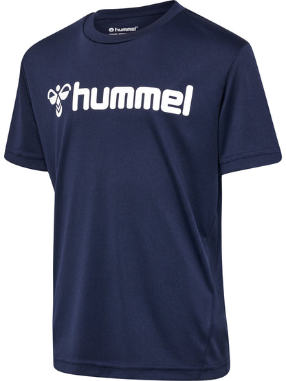 HUMMEL Logo Jersey S/S Kind (marine)