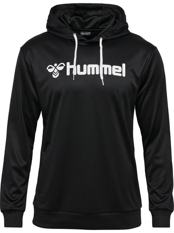 HUMMEL Logo Hoodie Unisex Schwarz