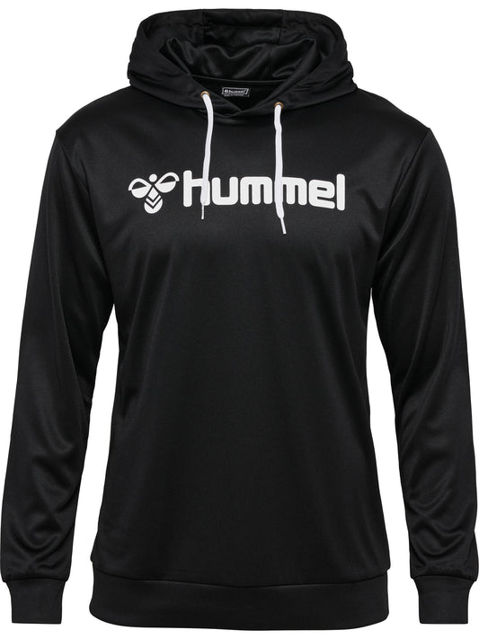 HUMMEL Logo Hoodie Unisex Schwarz