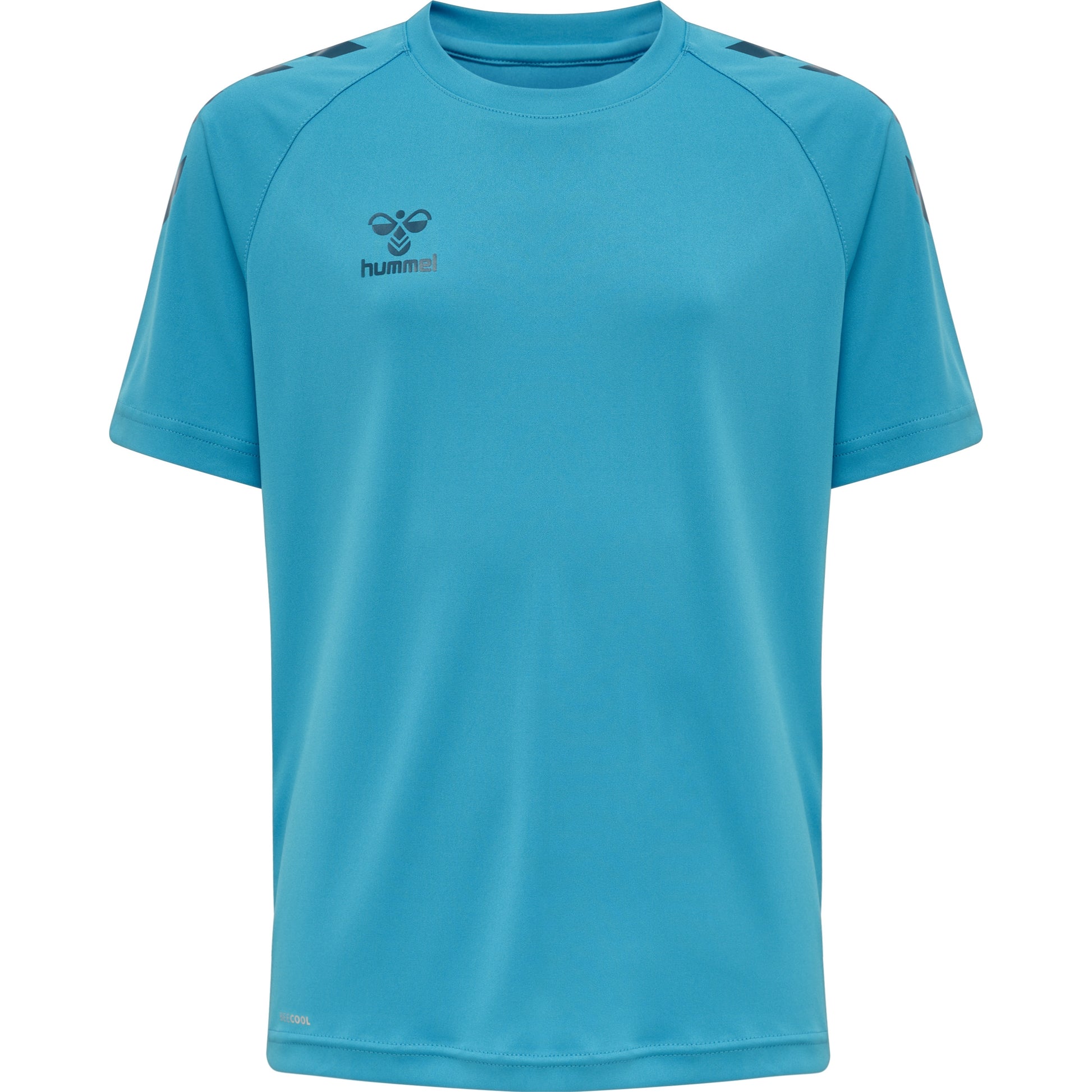 HUMMEL Core Xk Core Poly Tee S/S Unisex Kind Blau