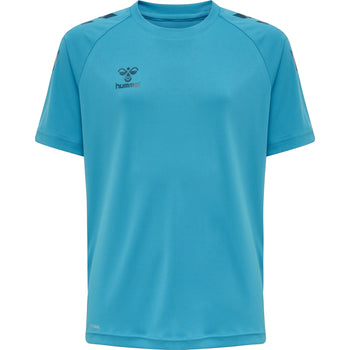 HUMMEL Core Xk Core Poly Tee S/S Unisex Kind Blau