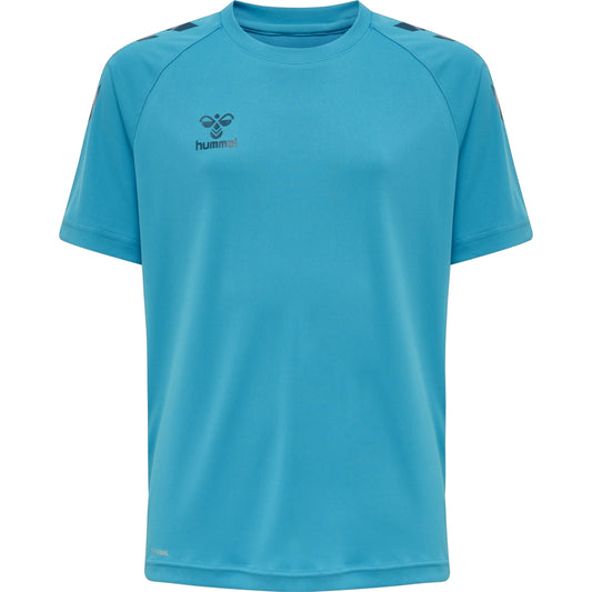 HUMMEL Core Xk Core Poly Tee S/S Unisex Kind Blau