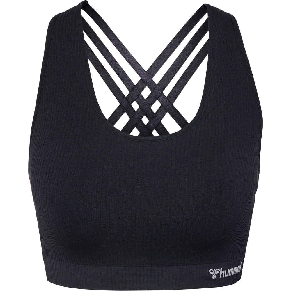 HUMMEL Mt Rest Seamless Rib Sports Top Damen (black)
