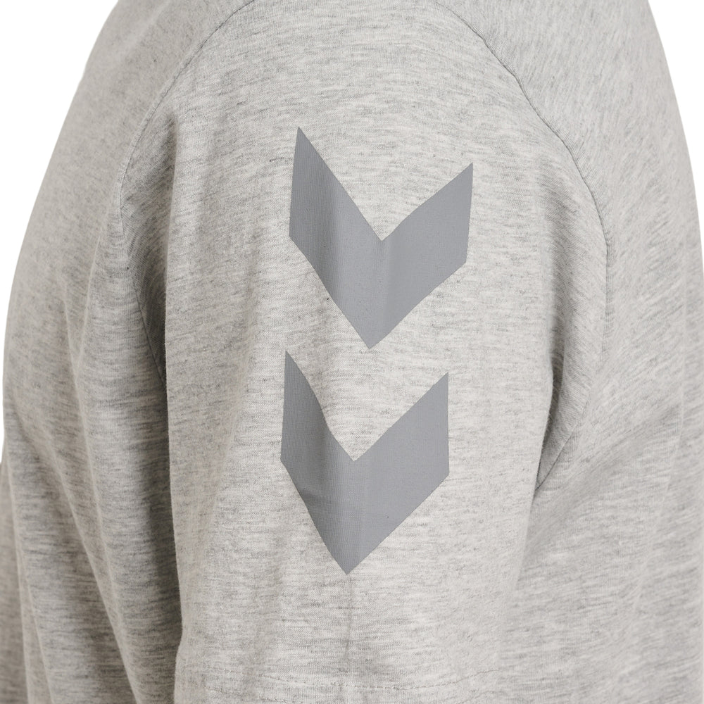 HUMMEL Legacy Chevron T-Shirt Plus (grey melange)
