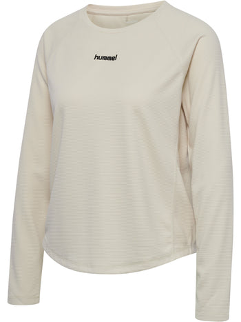 HUMMEL Momentum T-Shirt L/S Damen (silver birch)