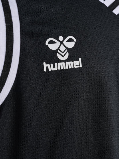 HUMMEL Basket Jersey S/l Kind (black/white)