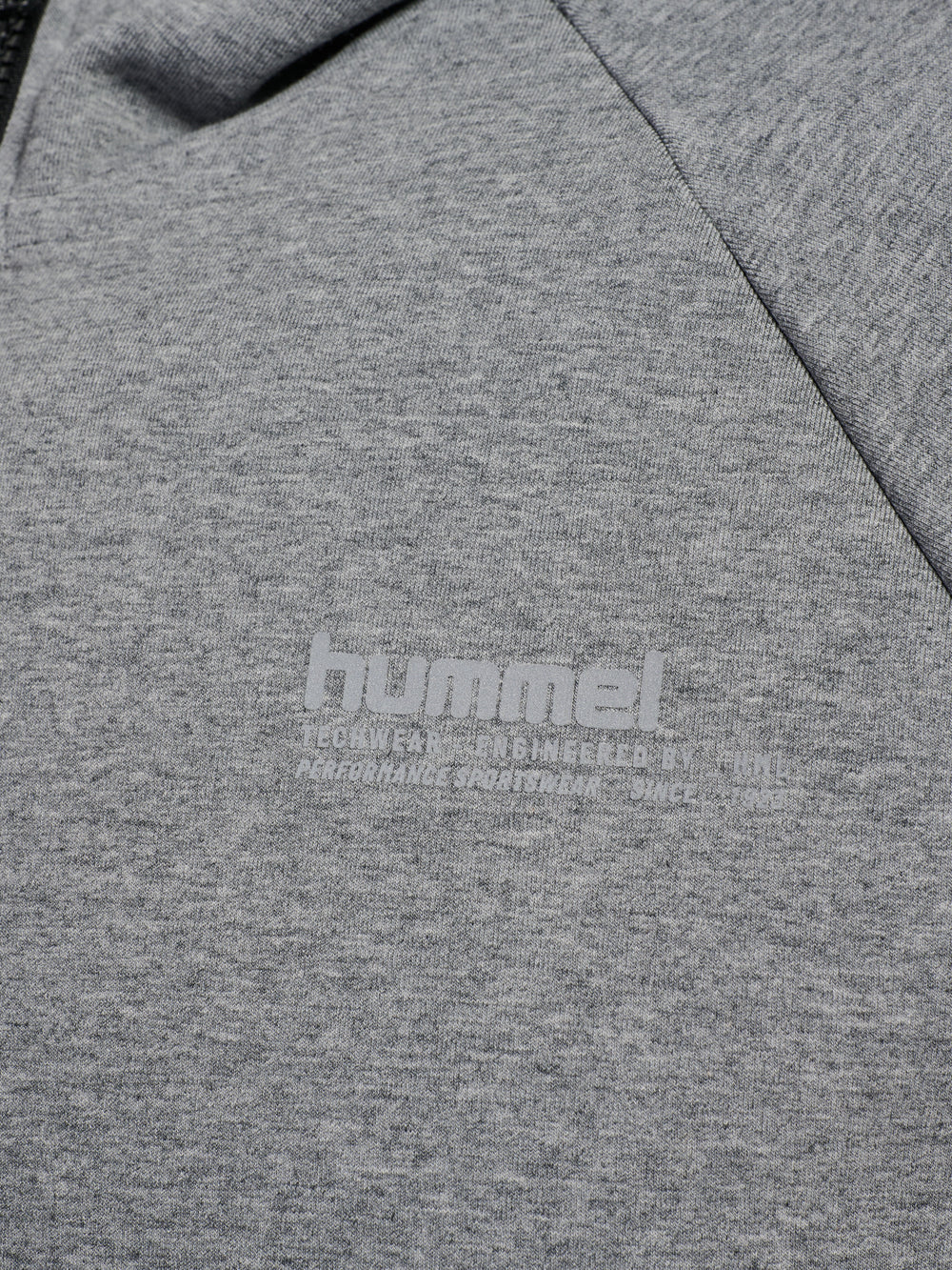 HUMMEL Tech Fleece Regular Zip Hoodie (grey melange)