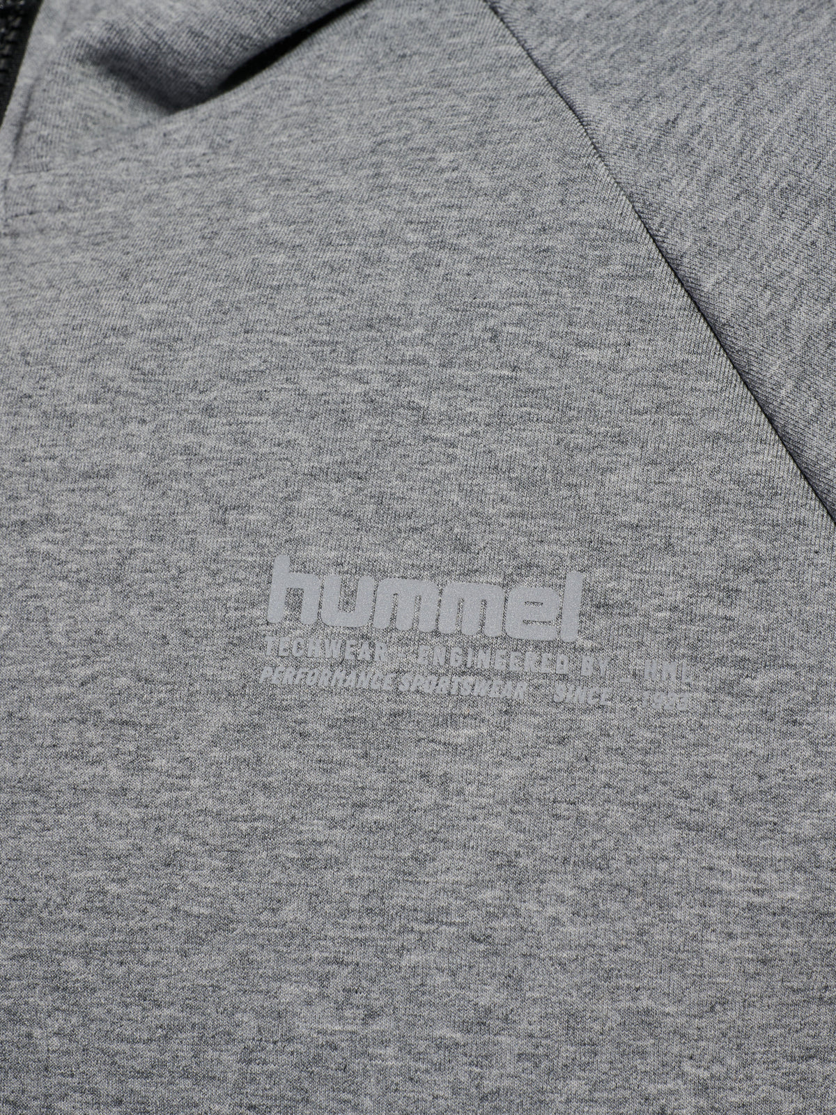 HUMMEL Tech Fleece Regular Zip Hoodie (grey melange)