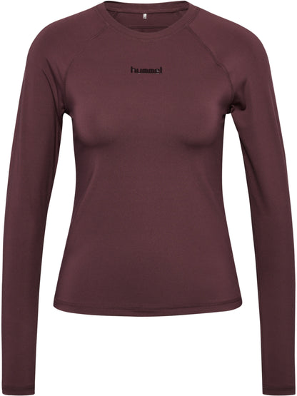 HUMMEL Prima T-Shirt L/S Damen (catawba grape)