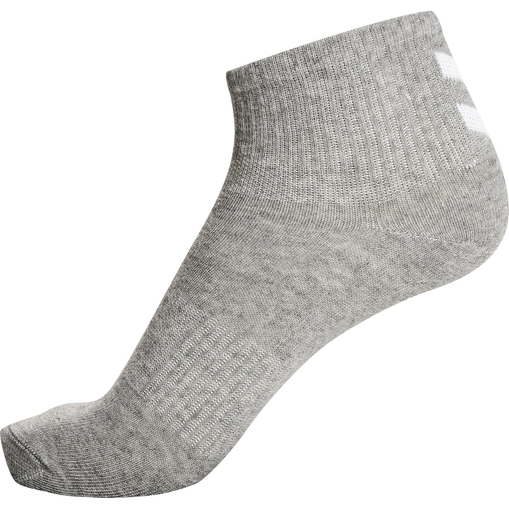 HUMMEL Chevron 6-Pack Mid Cut Socks (black/white/grey)